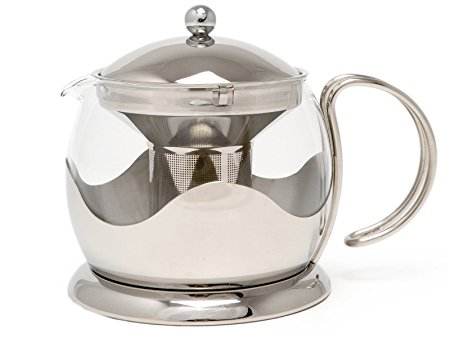 La Cafetiere Le Teapot 4-Cup Tea Infuser (Stainless Steel)