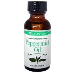 LorAnn Natural Flavoring Oils, Natural Peppermint Oil, 1 OZ (PACK OF 2)