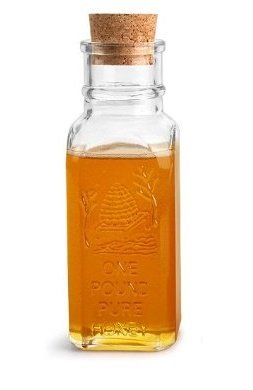 Nakpunar 16 oz Honey Muth Bottle with cork closure