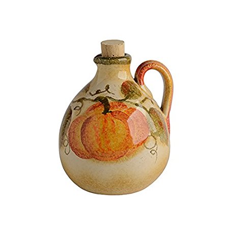 Italian Dinnerware - Small Oil Cruet - Handmade in Italy from our Zucca Collection