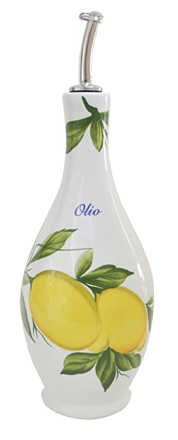 Abbiamo Tutto Lemon Olive Oil Bottle, 11-Inch