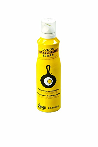 Lodge A-SPRAY Seasoning Spray, 8-Ounce,Yellow