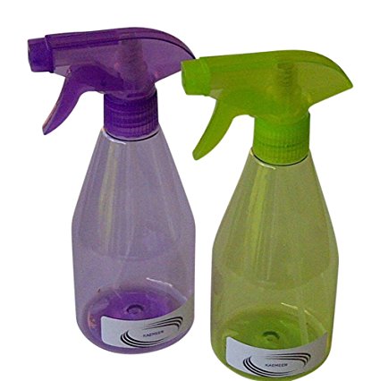 Plastic spray Bottles 14 oz Empty 2 per set, Clear, empty, 2 Count