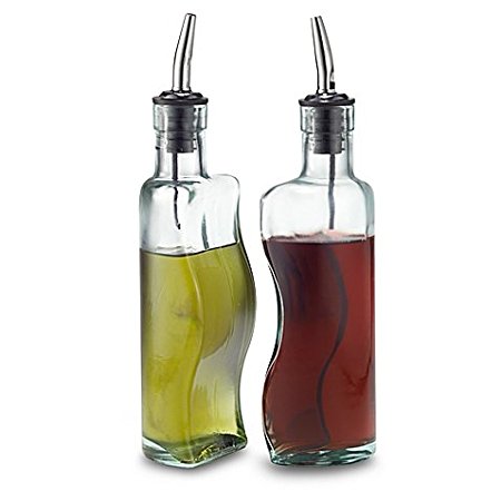 Puzzle Shaped Oil and Vinegar Bottle Set by Tablecraft