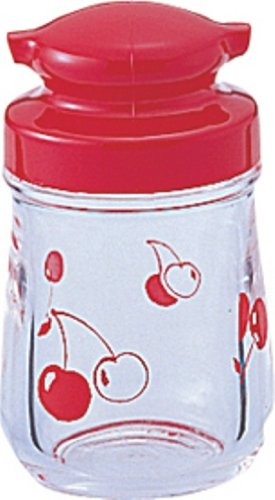 1 X Japanese Plastic Soy Sauce Jar Dispenser 3oz Red