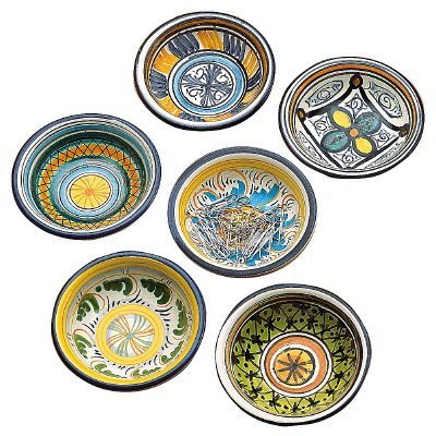 TOSCANA: Olive Oil Dipping - Condiment Bowls (Set of Six)