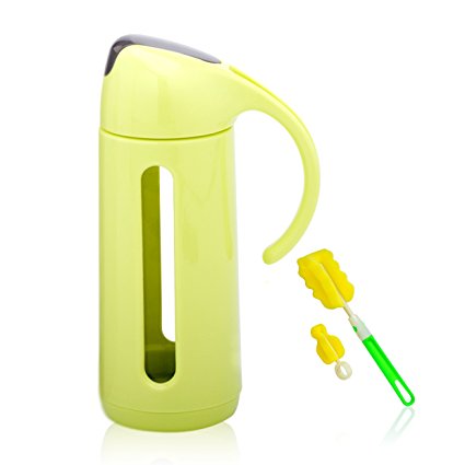 Olive Oil Bottle for kitchen，Oil Dispenser Bottle,Oil Sprayers with No Drip Spout- Soy Sauce bottle,Vinegar Bottle,Kitchen Condiment with Automatic cap.