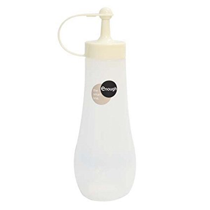 Japanese Squeeze Bottle Oil Pot w/White Cap 12oz