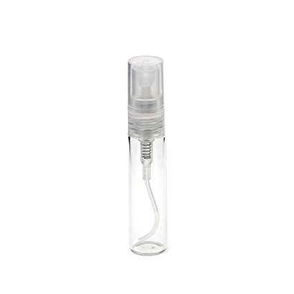 AngelaKerry Clear Glass Atomiser Make Up Small Bottle,5ml,Pack of 10pcs