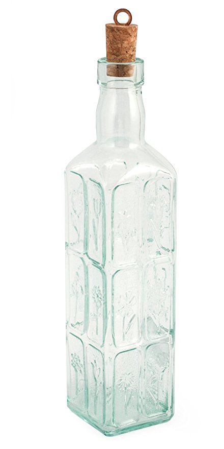 Bormioli Rocco Country Home Fiori Bottle, 18-1/2-Ounce